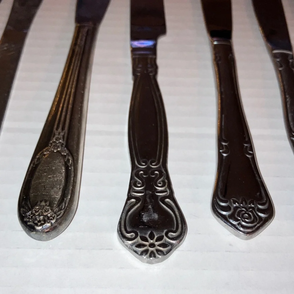 10‎ Variety Stainless Steel Butter Knives Set